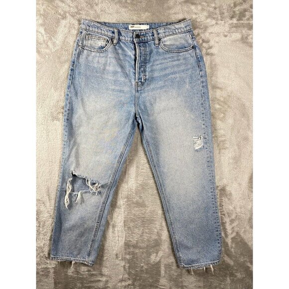 Hidden Distressed Light Wash High-Waisted Jeans - Size 31 - Picture 1 of 14